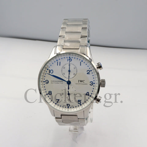 IWC PORTUGIESER CHRONOGRAPH WITH STAINLESS STEEL BRACELET