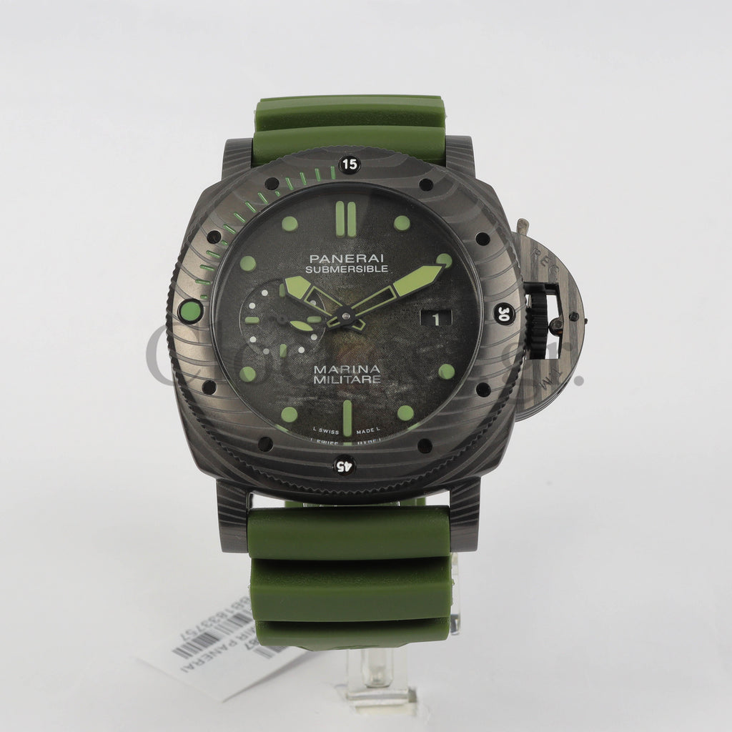 PANERAI SUBMERSIBLE MARINA MILITARE CARBOTECH CLONE Clockerstime.gr