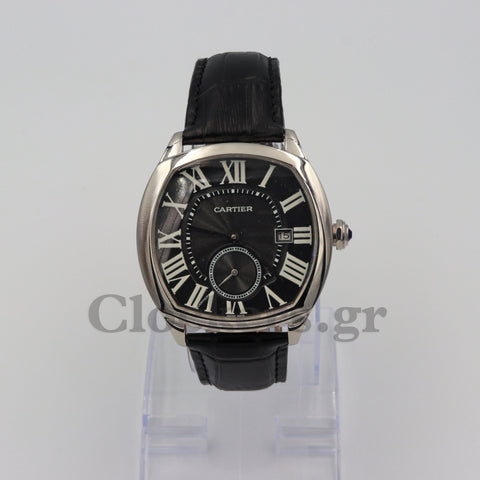 CARTIER DRIVE AUTOMATIC SILVERED FLINQUE DIAL MEN'S WATCH