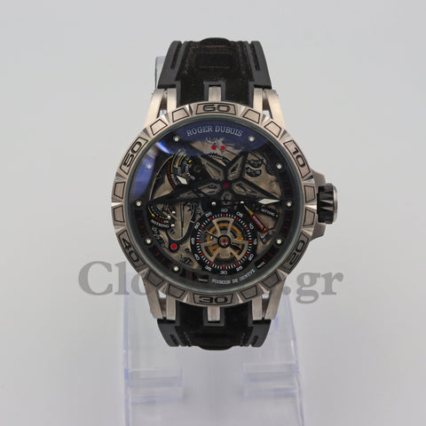 EXCALIBUR AVENTADOR S LIMITED EDITION SKELETON 47MM TITANIUM AND RUBBER WATCH